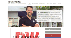 Desktop Screenshot of dedicatedwellness.com
